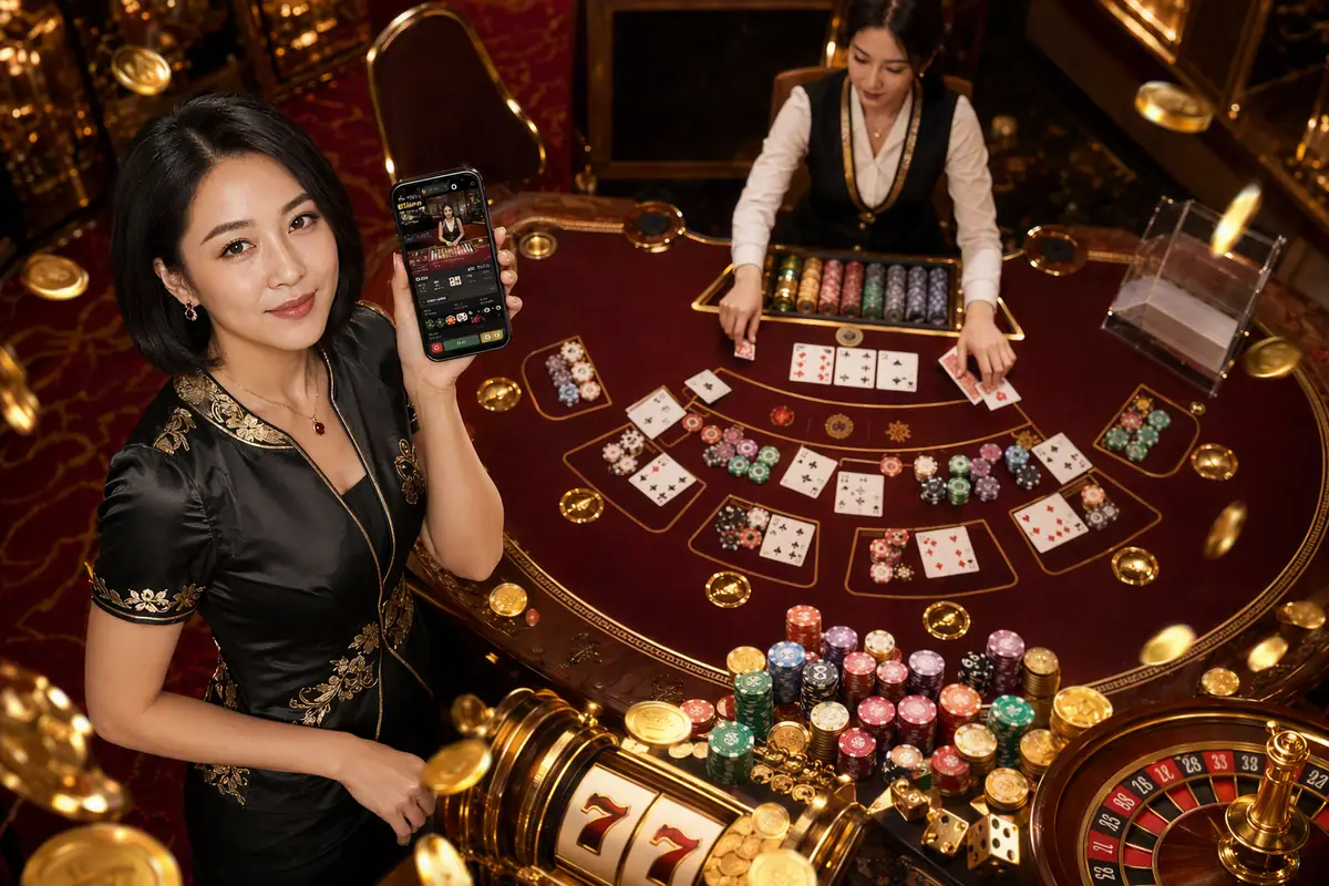 surewim live casino baccarat dealer langsung